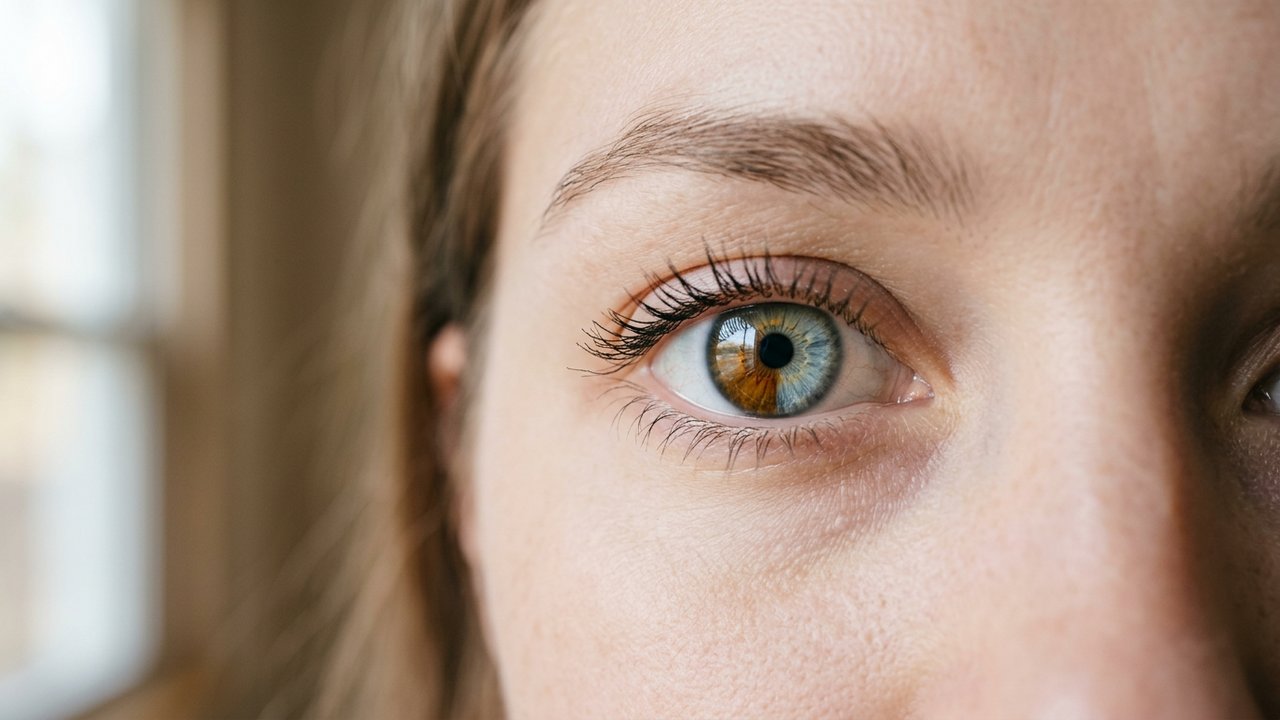 Hétérochromie partielle : deux teintes au sein d'un même iris