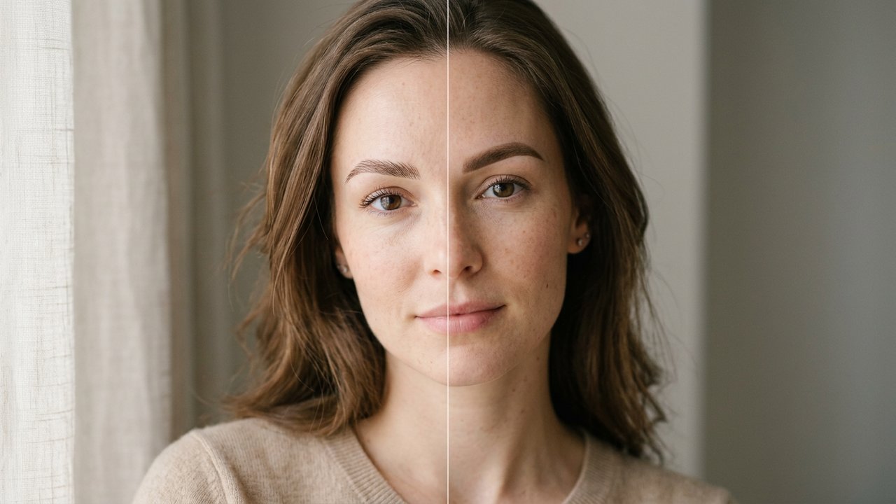 Comparaison entre sourcils microblading et sourcils poudre