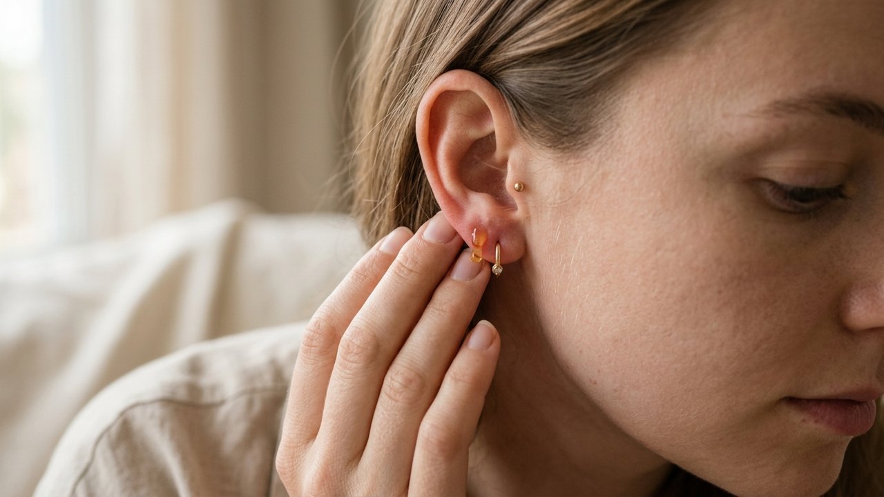 Application d'huile d'amande douce pour une boucle coincée