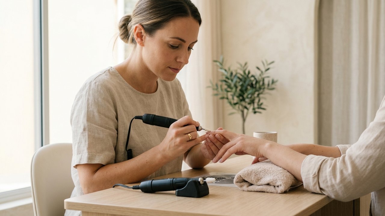 Retrait professionnel d'ongles en gel ou résine
