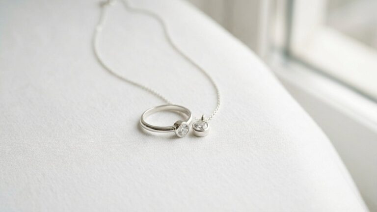 Bijoux en argent brillants et éclatants
