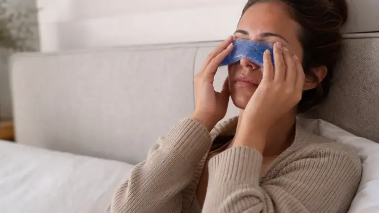 Comment faire dégonfler ses yeux avec une compresse froide