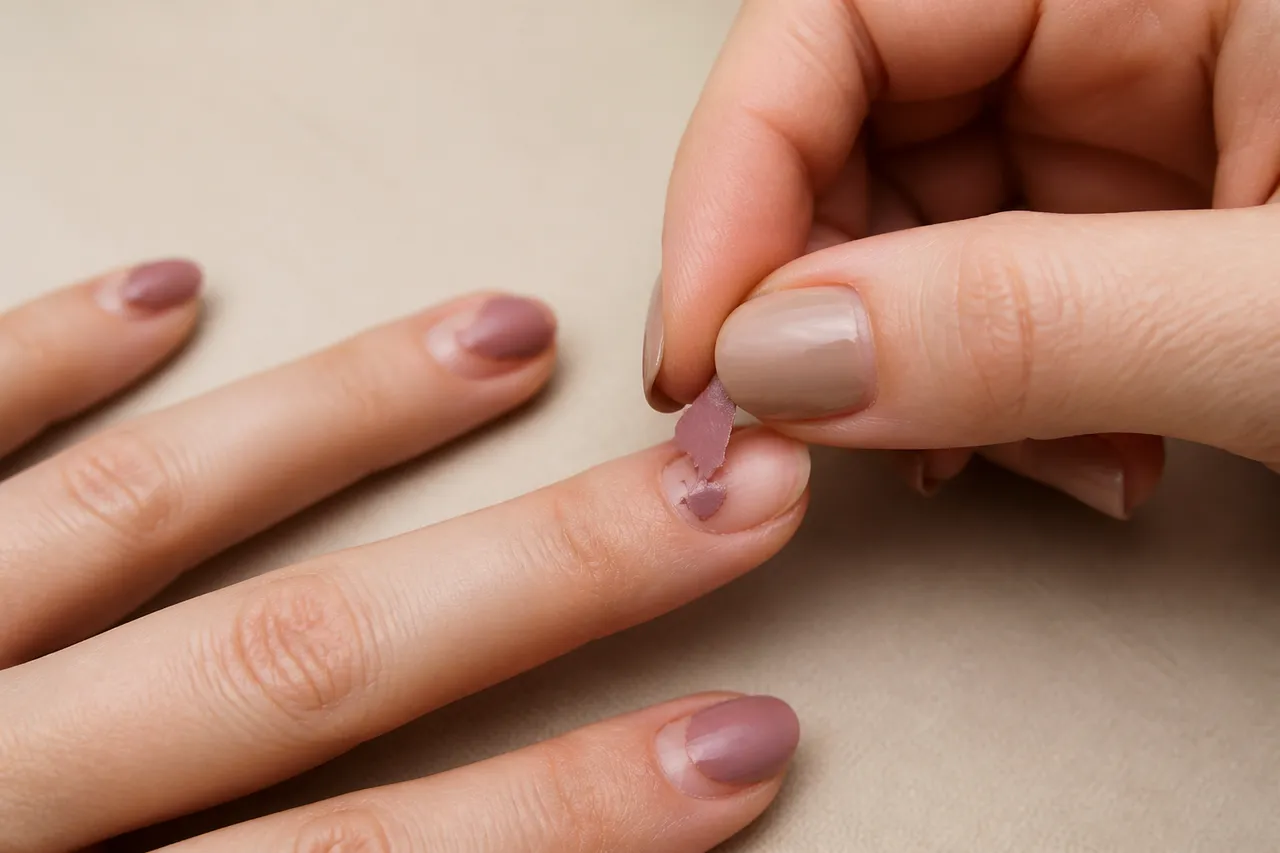 Retrait d'un vernis semi-permanent ou gel sur un ongle