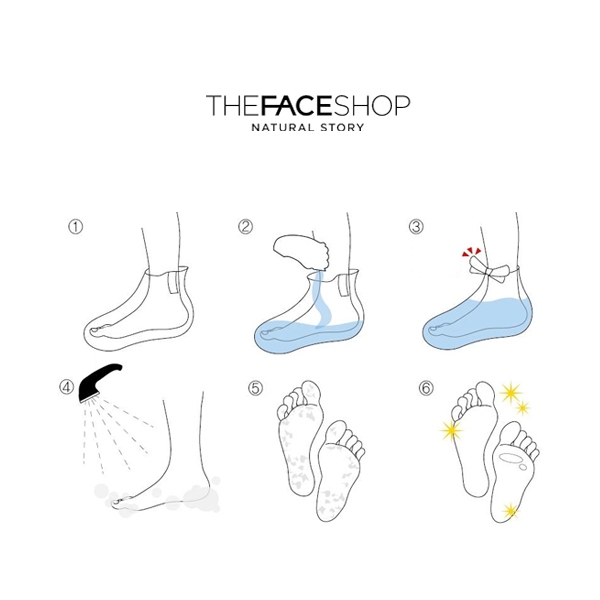 THE FACE SHOP - Peeling pour les Pieds Smile Foot