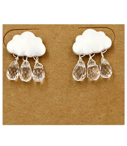 Boucles d'Oreilles Nuage & Gouttes
