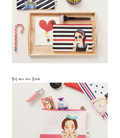Grandes trousses Coréennes Mini Clutch