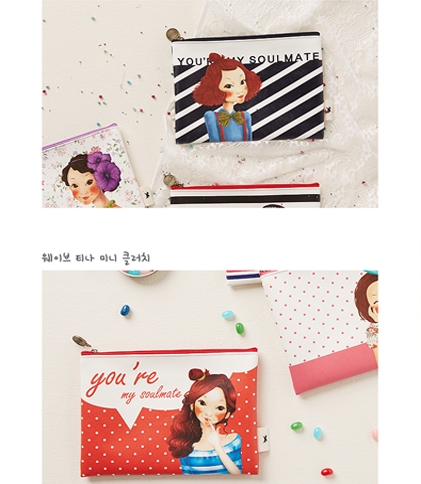 Grandes trousses Coréennes Mini Clutch