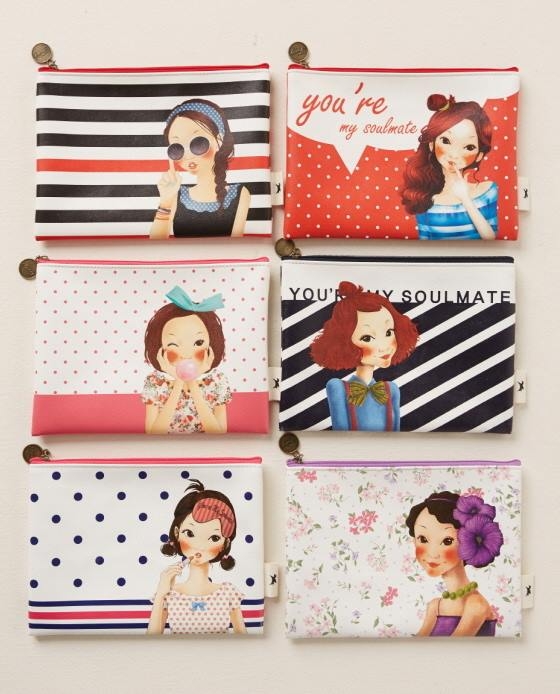 Grandes trousses Coréennes Mini Clutch