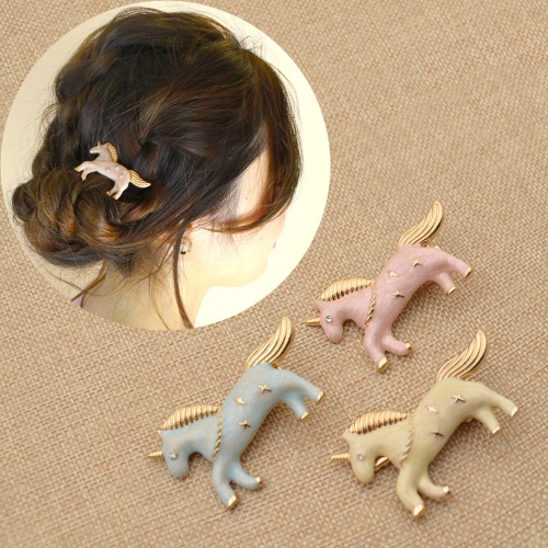 Barette Licorne Pastel 3