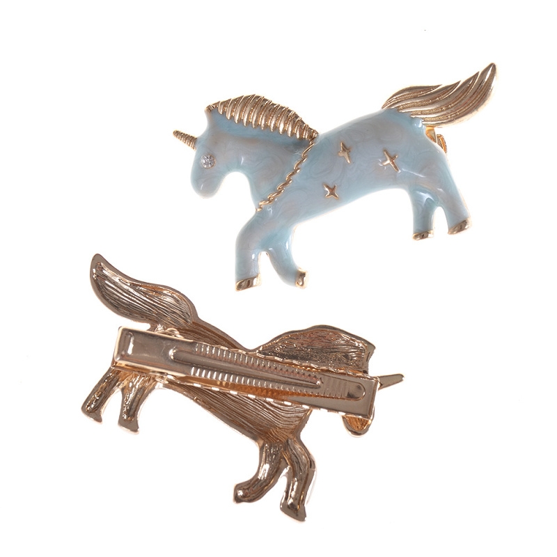 Barette Licorne Pastel 7