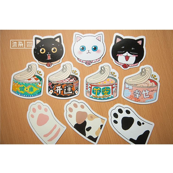 30 Cartes postales Japonaises Chat