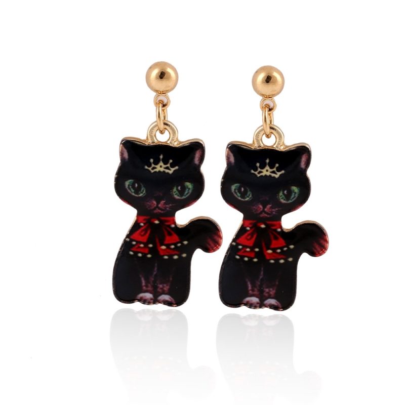 Boucles d'Oreilles Kawaii Chat