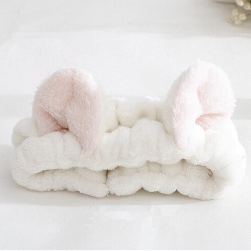 Bandeau Coréen 3D Chat Blanc