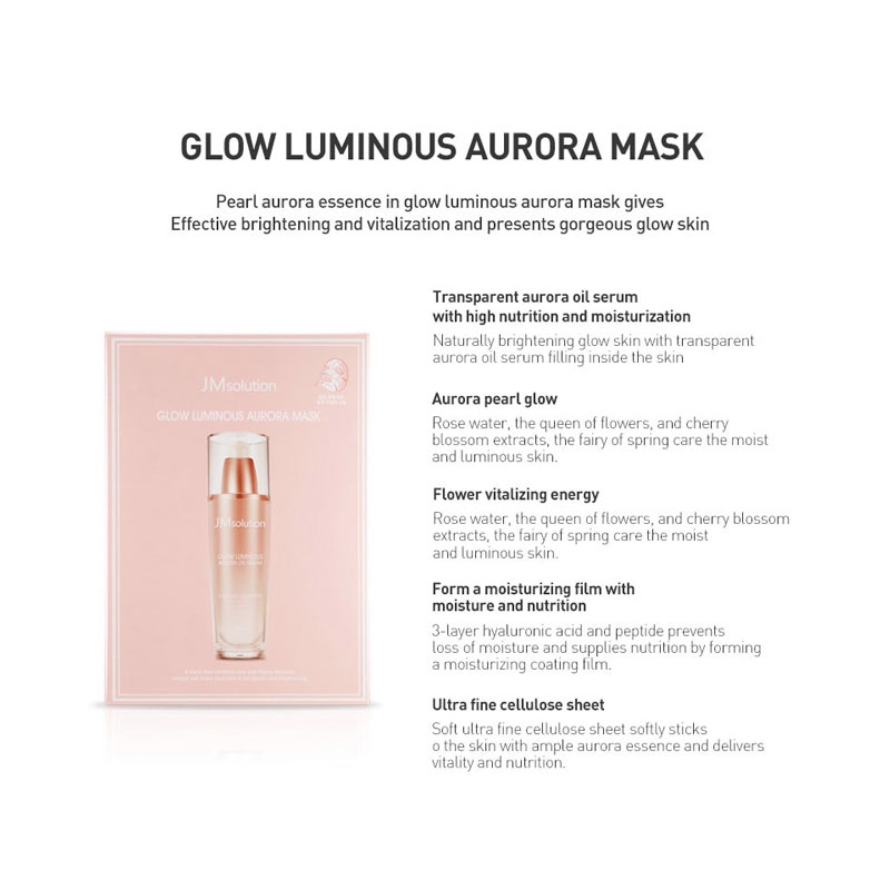 JM SOLUTION - Masque Glow Luminous Aurora