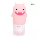 Contenant Rose pour voyage 60ML