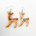 Boucles d'Oreilles Coréennes Bambi