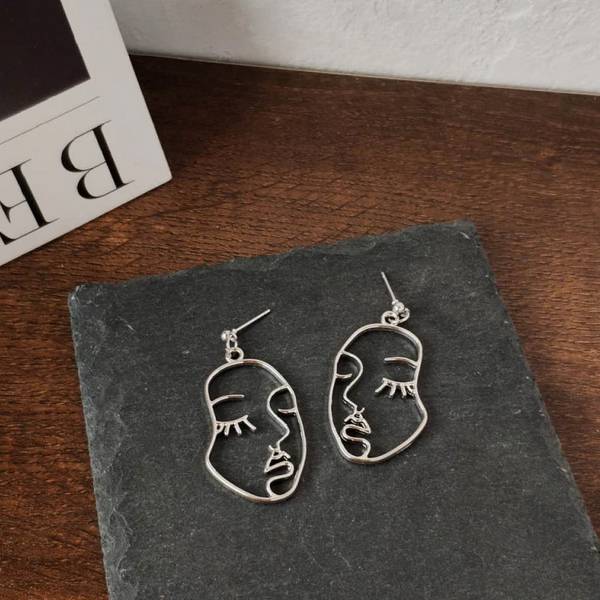 Boucles d'Oreilles Coréennes Visage