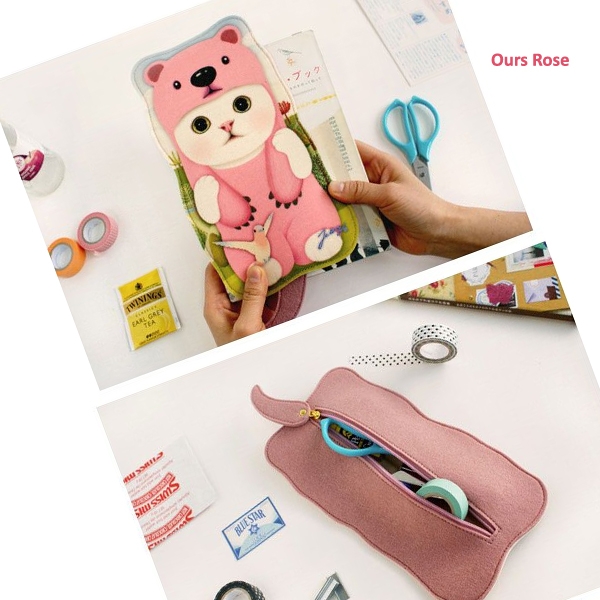 Pochette Kawaii Maxi Dolly en Feutre 7