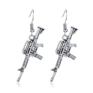 Boucles d'Oreilles Fusil d'assaut