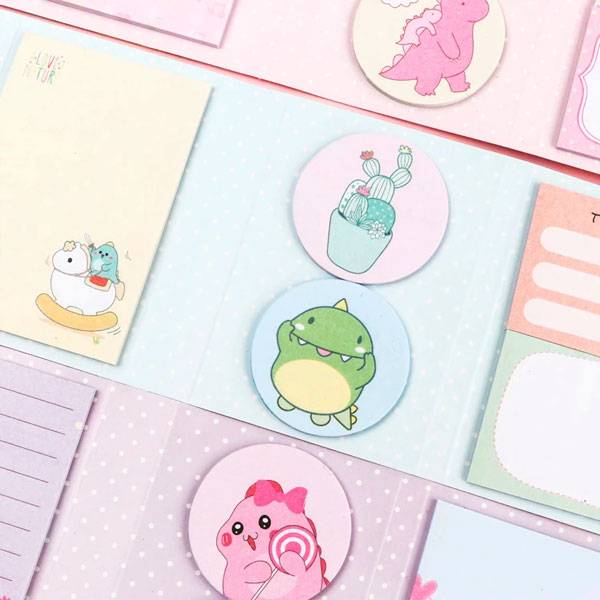 Carnet 6 volets Dinosaure