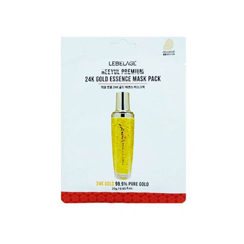 LEBELAGE HEEYUL PREMIUM 24K GOLD ESSENCE MASK PACK