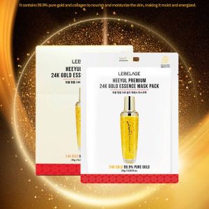 LEBELAGE HEEYUL PREMIUM 24K GOLD ESSENCE MASK PACK 2