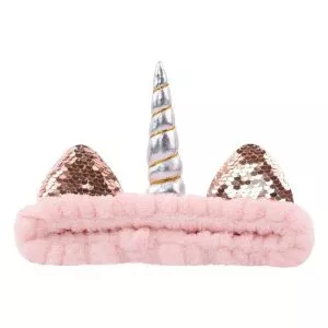 Bandeau Coréen licorne rose