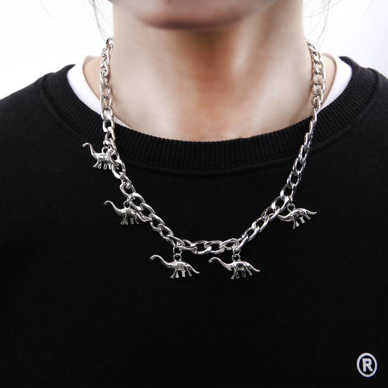 Collier ras de cou Harajuku dinosaures 2