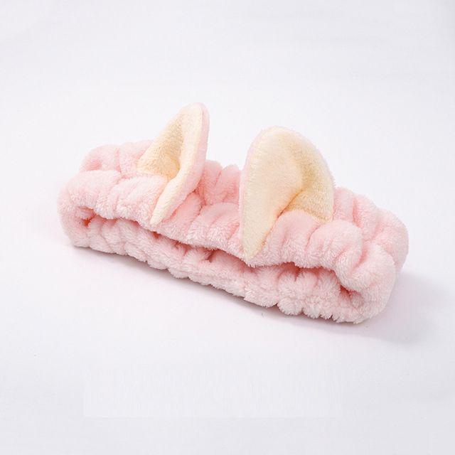 Bandeau Coréen 3D Chat Rose